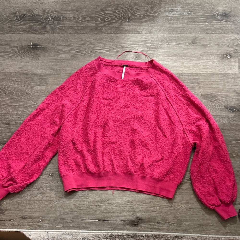 Free People Women's Pink Sweater